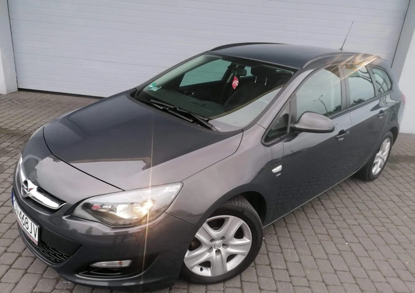 Opel Astra cena 24900 przebieg: 177223, rok produkcji 2014 z Gniezno małe 352